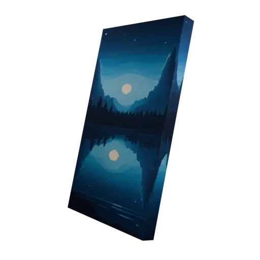 night_lake_image